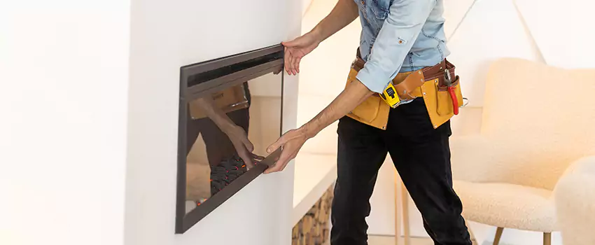 Metal Fireplace Installation in Stow, Ohio