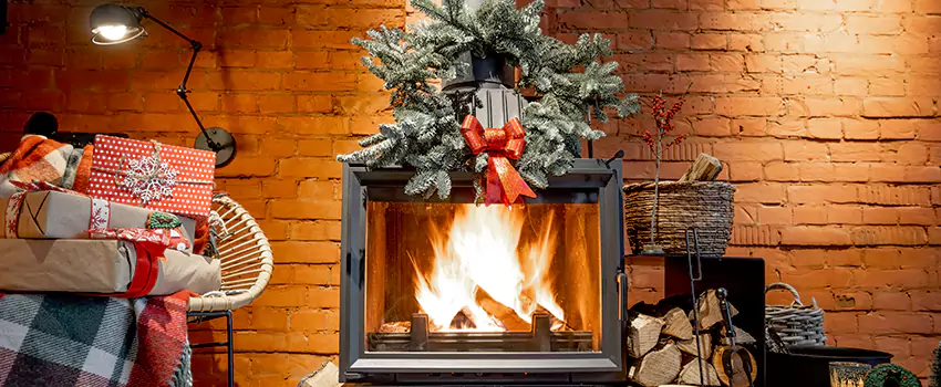 Travis Industries Linear Gas Fireplace Installation in Stow, Ohio