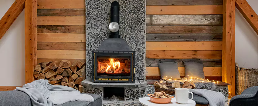 Thelin Hearth Products Direct Vent Gas Stove Fireplace Inspection in Stow, Ohio